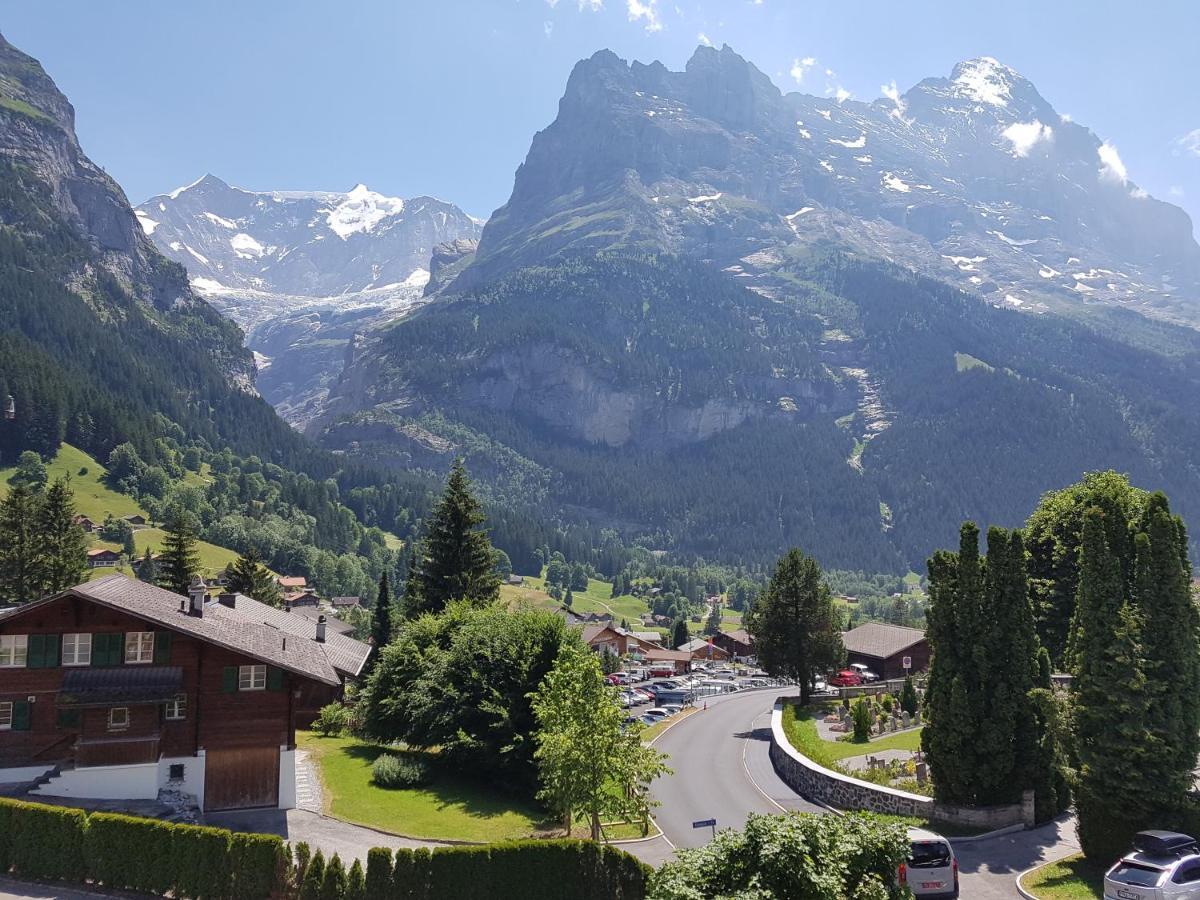 Atemberaubende Sicht Auf Eiger Nordwand Apartman Grindelwald Kültér fotó